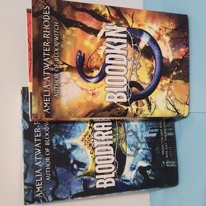 Bloodtraitor & Bloodkin Books 2 & 3 Series Amelia Atwater-Rhodes Hardcover set